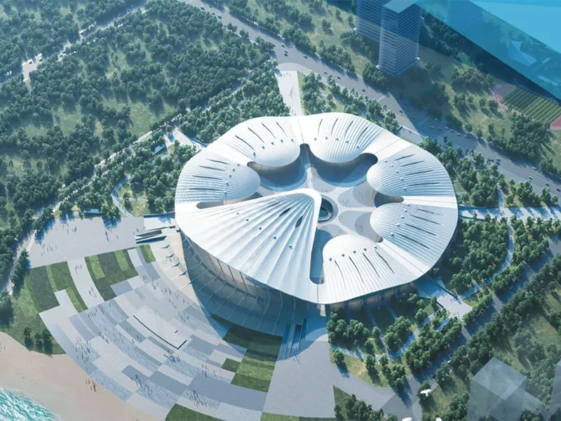 Comment un hall d'exposition à structure métallique offre-t-il une construction rapide et une expérience visiteur haut de gamme ?