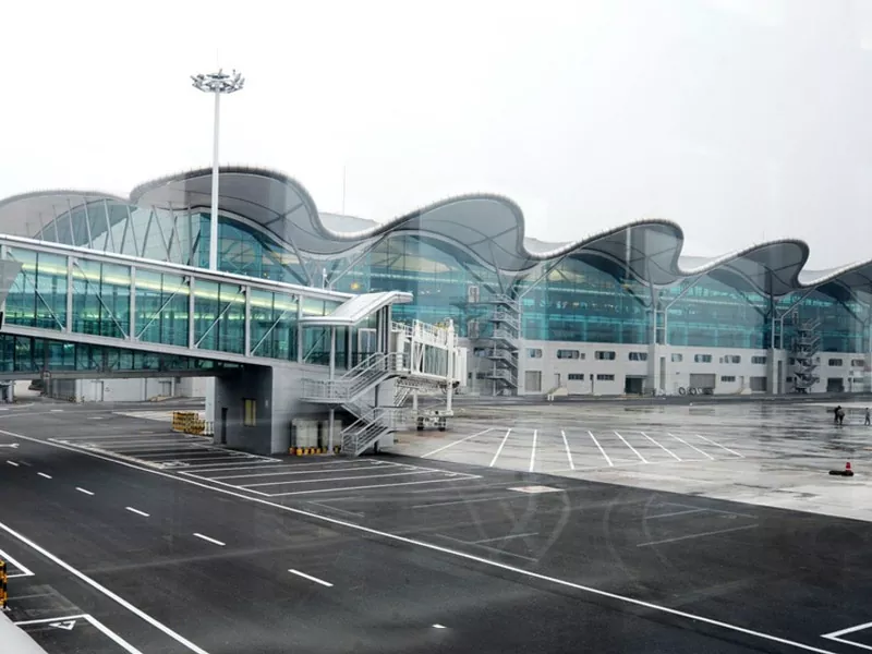 Bâtiment de structure en acier de l'aéroport de grande hauteur
