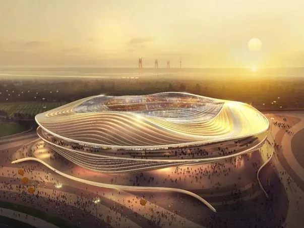Structures en acier à grande portée pour le stade