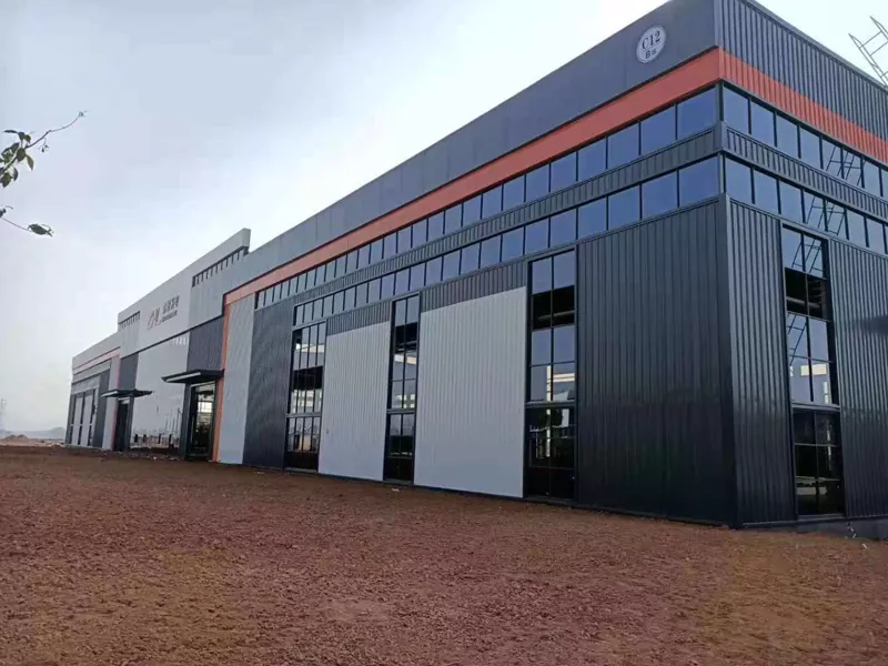 Bâtiments d'entrepôt en acier logistique