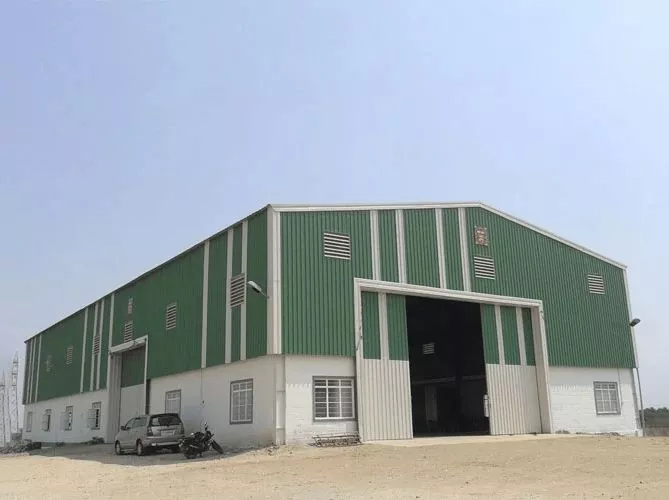 Bâtiment pratique de l'entrepôt en métal préfabriqué