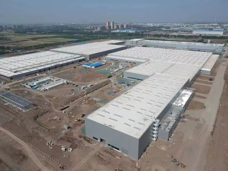 Entrepôt d'acier préfabriqué