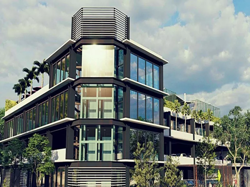 Hôtel d'affaires de la structure en acier