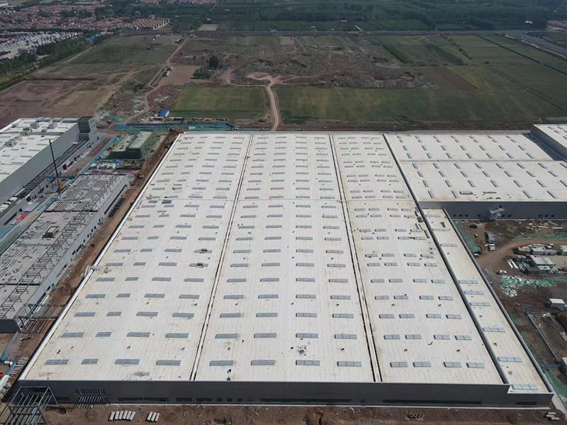 Entrepôt complet de structure métallique